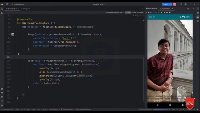Add colorful text your android apps built with Jetpack Compose смотреть онлайн
