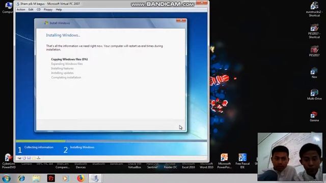 Tutorial menginstal windows 7 pakai microsoft pakai virtual PC смотреть онлайн