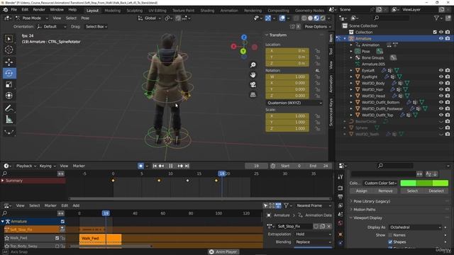 68. Creating the walk back 45s to stand transition смотреть онлайн