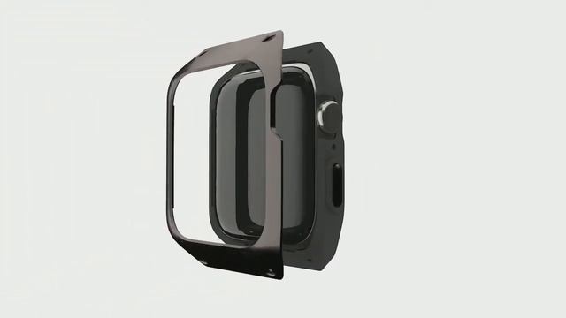 Unique design 44MM silicone watch band with case Compatible for Apple Watch Series 4 смотреть онлайн