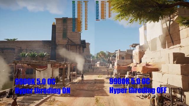9900K hyper threading on/off 1440p смотреть онлайн