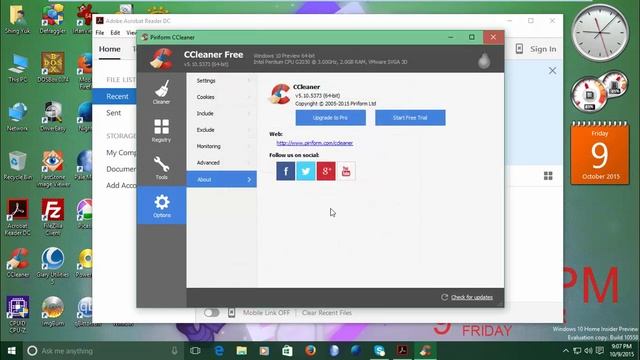 Windows 10 Home Insider Preview (Build 10558) in VMware Workstation Pro! смотреть онлайн