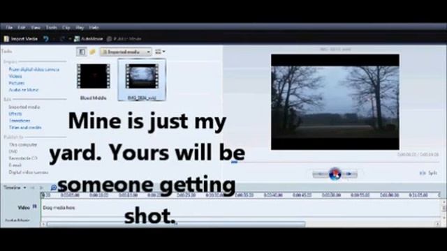 Blood Squirt in Windows Movie Maker TUTORIAL смотреть онлайн