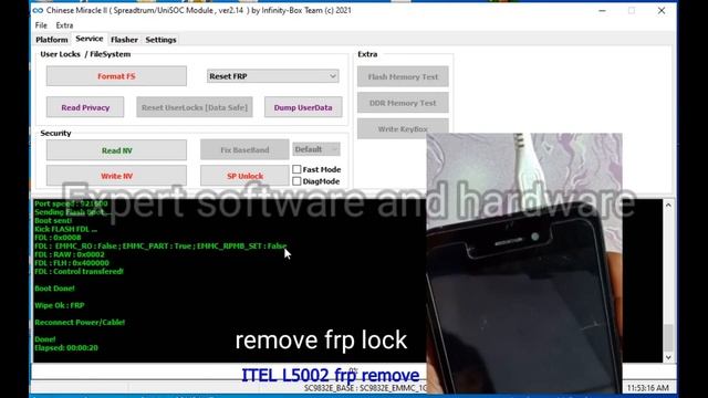 itel a25 unlock/ frp/ L5002 unlock /frp remove/by cm2 смотреть онлайн