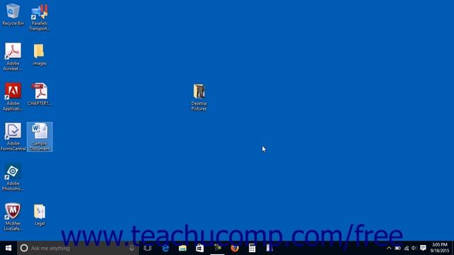 Windows 10 Tutorial Starting WordPad and Creating a New Document Microsoft Training смотреть онлайн