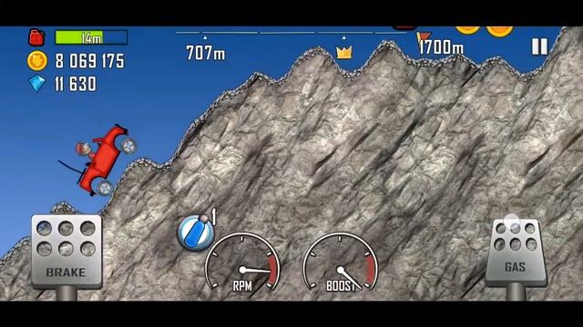 MOUNTAIN🏔️ -Hill Climber (HCseries) Gameplay video of Hill Climb Racing (HCR) Plyr смотреть онлайн