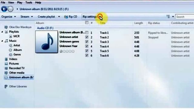 Cara mengcopy Audio CD ke dalam komputer windows media.flv смотреть онлайн