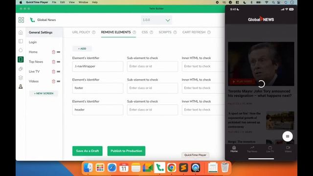 Convert Global News Website to Mobile Apps in Minutes with Twinr - #12Days12UseCases Day 2 смотреть онлайн