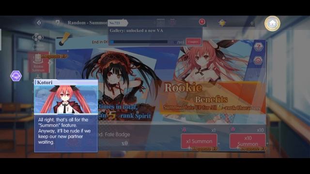 Date with Tohka - Date A Live: Spirit Pledge - Global (Android) (CBT) смотреть онлайн
