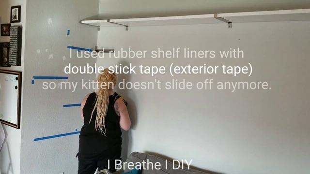 Easy Cat Wall DIY - Installing multiple shelves on a wall -I Breathe I DIY смотреть онлайн
