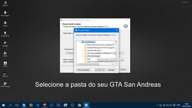 Como Baixar, Instalar e jogar SAMP ( GTA SA Online) смотреть онлайн