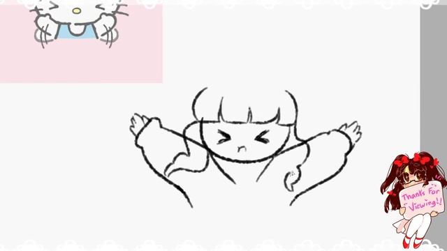 ✩Doodle✎✩ Drawing Reference warm-ups (Pose) ✩ ♪ (Paint Tool Sai) смотреть онлайн