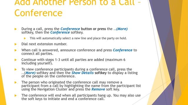 WCU Cisco Phone Training смотреть онлайн