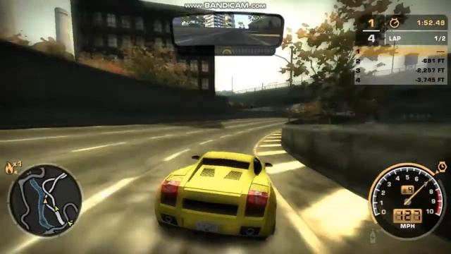 LAMBORGHINI GALLARDO || NEED FOR SPEED MOST WANTED 2005 || PC GAME PLAY || HIGH GRAPHICS SETTING смотреть онлайн