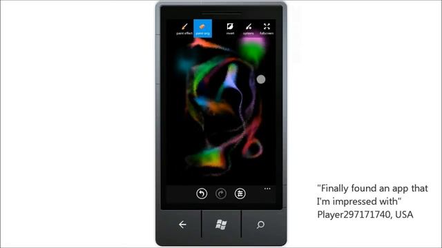 Fantasia Painter 1.9 Effects, Drawing and Photo Editing Demo on Windows Phone 7 (HD) смотреть онлайн