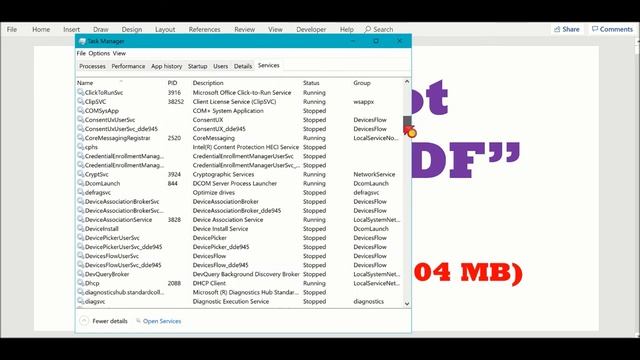 How to fix “cannot save a MSWord file as a pdf” error วิธีแก้ปัญหาเซฟไฟล์ MSWord เป็น pdf ไม่ได้ смотреть онлайн