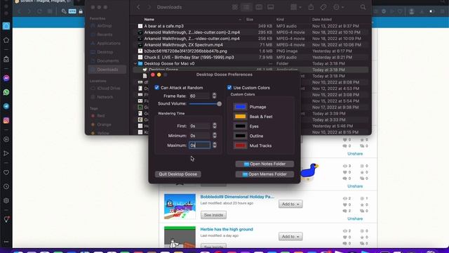 Me trying out Desktop Goose! смотреть онлайн