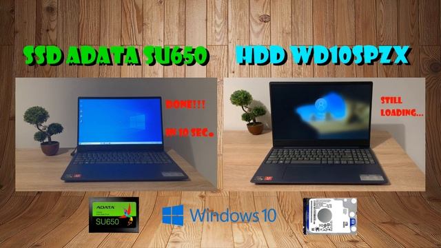 SSD vs. HDD - Boot Time Comparison in Windows 10 смотреть онлайн