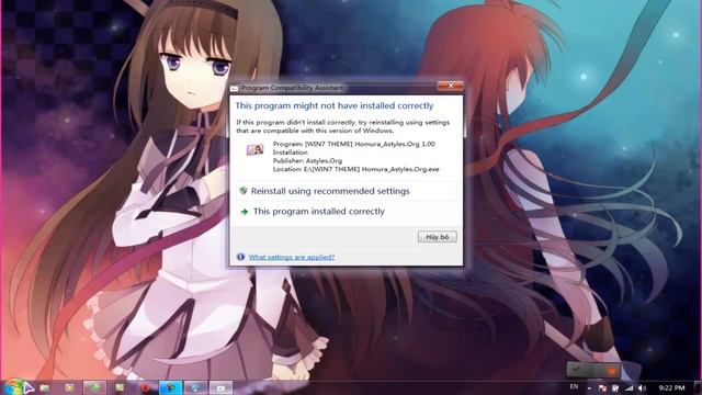 theme anime windows 7: Homura смотреть онлайн