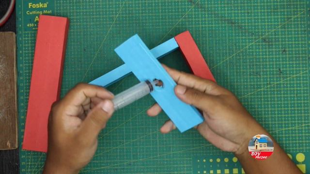 School Science Projects | Hydraulic Press Working Model смотреть онлайн
