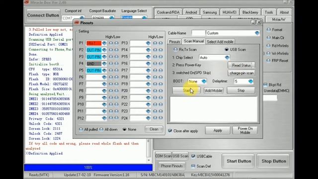china mobile:boot DP DM: rx tx jig cable"Boot in miracle box?unlock spd cpu tips смотреть онлайн