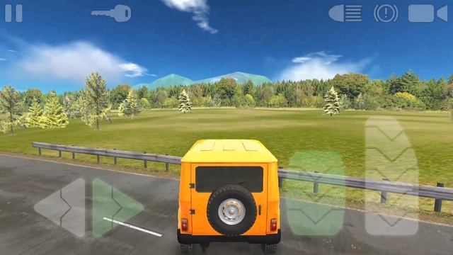 Voyage 4 - Russian Car Driving Simulator - Orange Jeep 4x4 Driving Free Ride - Android Gameplay смотреть онлайн