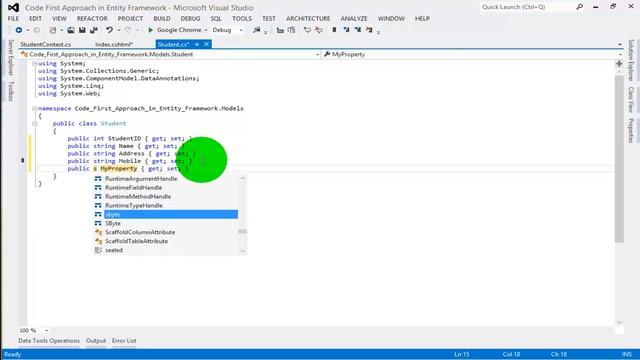 Creating properties using Shortcut Keys in Visual Studio смотреть онлайн