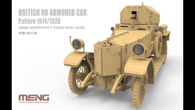 NEW - MENG MODEL - BRITISH ROLLS ROYCE ARMORED CAR - 1:35 - SCALE MODEL KIT - SCALE BENCH смотреть онлайн