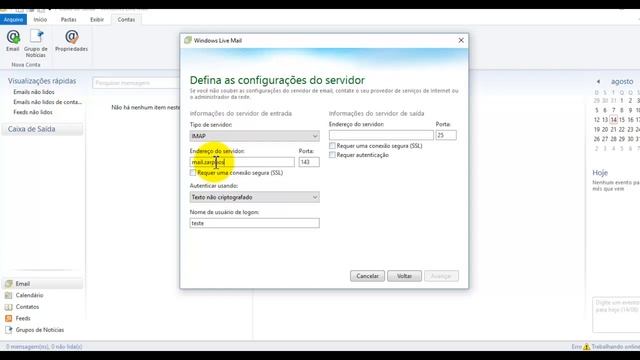 Como Configurar E-mail no Windows Live Mail смотреть онлайн