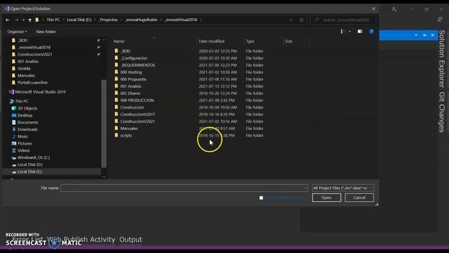 Abrir un proyecto en Visual Studio смотреть онлайн