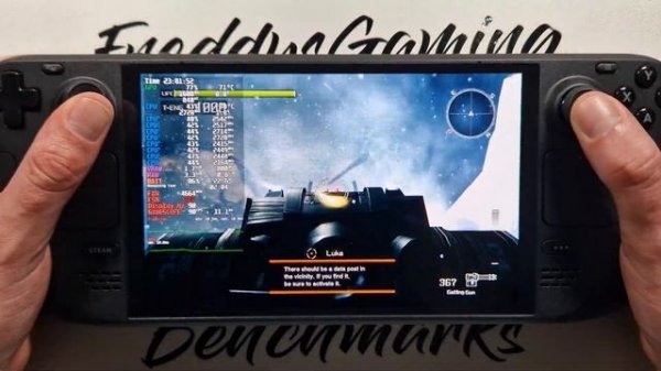 Lost Planet on Steam Deck OLED with Steam OS 3.6