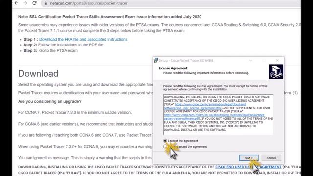How to Install Cisco Packet Tracer 8.0 on Windows 10 смотреть онлайн