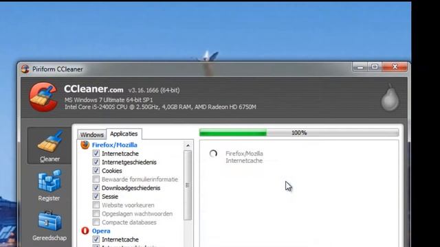 CCleaner 3.16.1666 смотреть онлайн
