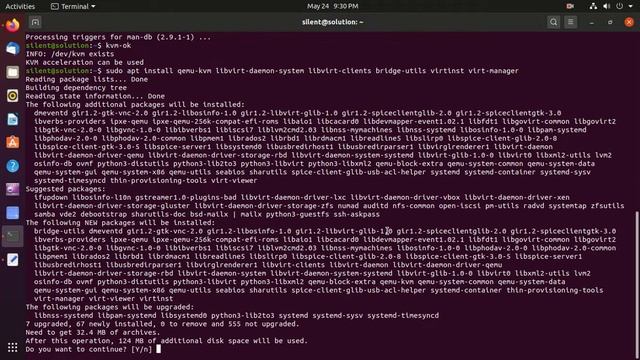 how to install kvm on ubuntu command line смотреть онлайн