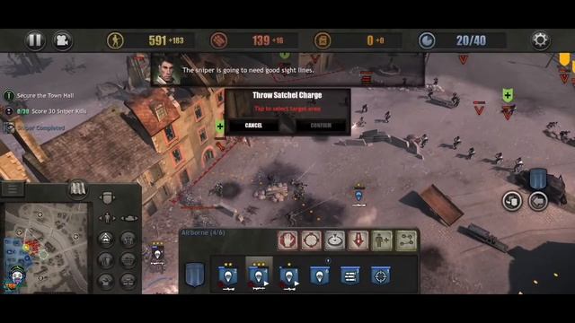 Company of Heroes - Carentan - Gameplay Walkthrough - Part 4 (iOS, Android) смотреть онлайн