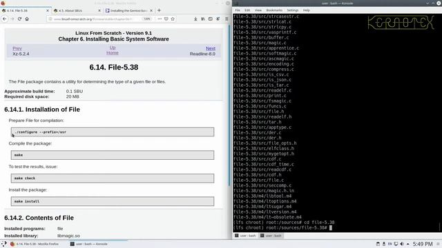 How to build LFS 9.1 and dual boot with Windows 10 - Part 19: Chapter 6.11 to 6.17 смотреть онлайн
