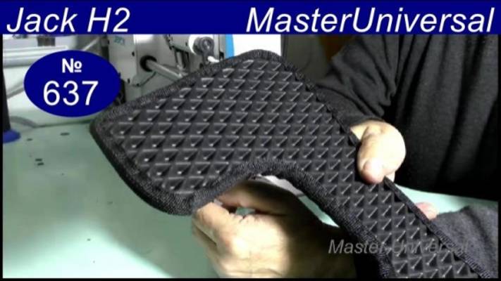 Качественная окантовка на автоковриках EVA и Премиум класса. Заправка ленты Ч.6. Видео № 637.