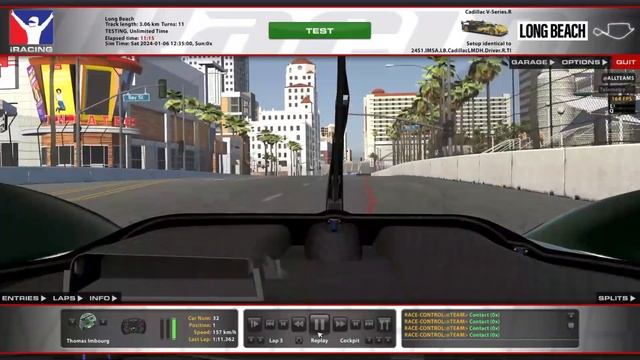 24S1 W4 Cadillac LMDH Long Beach TI смотреть онлайн