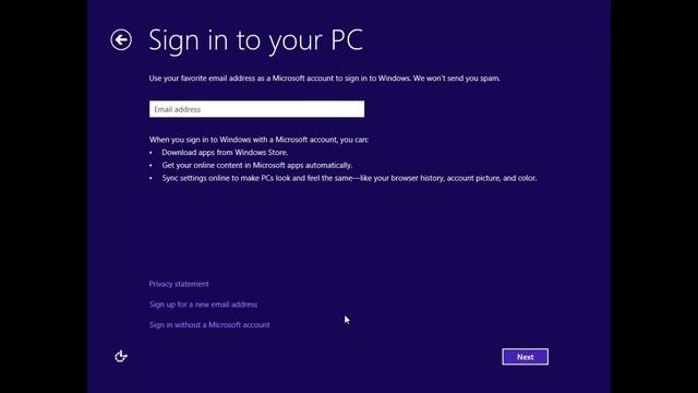 Skip Microsoft Account Screen on Windows 8 Setup смотреть онлайн