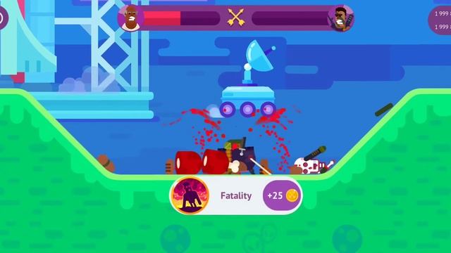 Bowmasters all caracters Kitsune , T 666 vs Barbara , Rufus gameplay смотреть онлайн