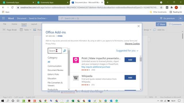 How To add Grammarly to Microsoft Word Online смотреть онлайн