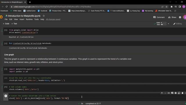 Line graph tutorial with Matplotlib for beginner смотреть онлайн