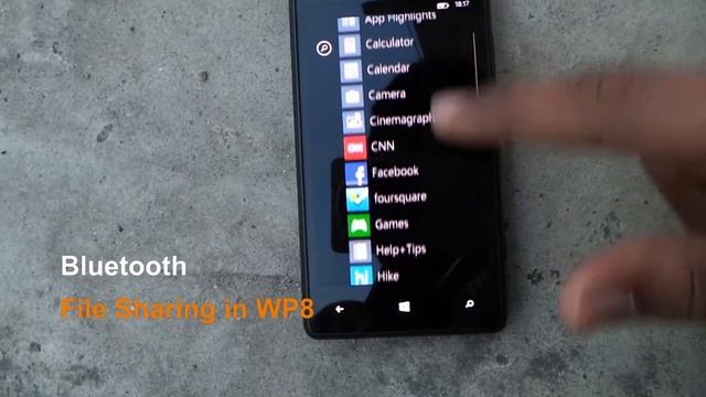 Windows Phone 8 Bluetooth File Sharing : Nokia Lumia 820 смотреть онлайн