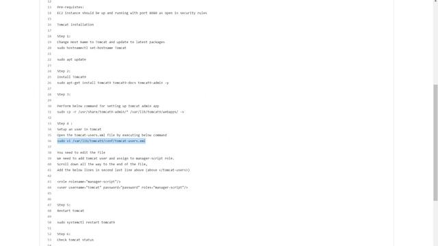 Tomcat installation on Ubuntu EC2 instance in AWS step by step by DevOps Era смотреть онлайн