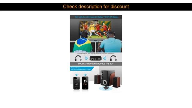Bluetooth Transmitter 5.0 APTX HD Adapter 3.5mm/SPDIF/Digital Optical Toslink For Speaker Bluetooth смотреть онлайн