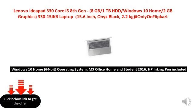 Lenovo Ideapad 330 Core i5 8th Gen - (8 GB/1 TB HDD/Windows 10 Home/2 GB Graphics) смотреть онлайн