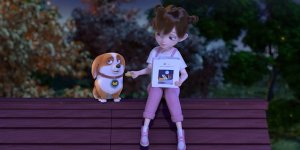 Корги по имени Моко. Простые истории, 21 серия. Лунные пряники