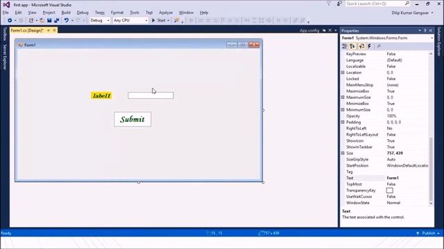 #1 How to CREATE WINDOW DESKTOP APPLICATION - STARTING WITH ALL BASICS смотреть онлайн