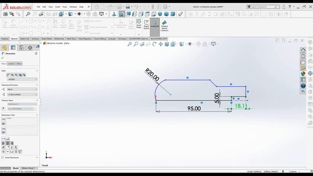 SolidWorks 2021 Tutorial for Beginners #4 | Machine Handle in SolidWorks-آموزش سالیدورکس смотреть онлайн