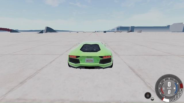 Crash Test - Lamborghini Aventador BeamNG.drive